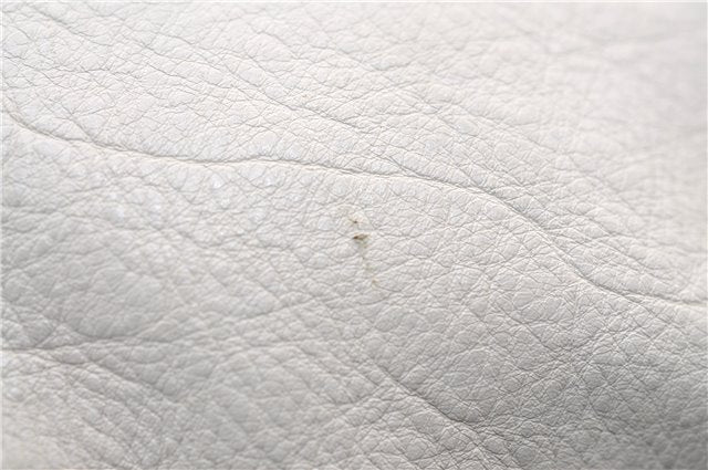 Authentic GUCCI Abbey Vintage Shoulder Hand Bag Leather 189833 White 4337E