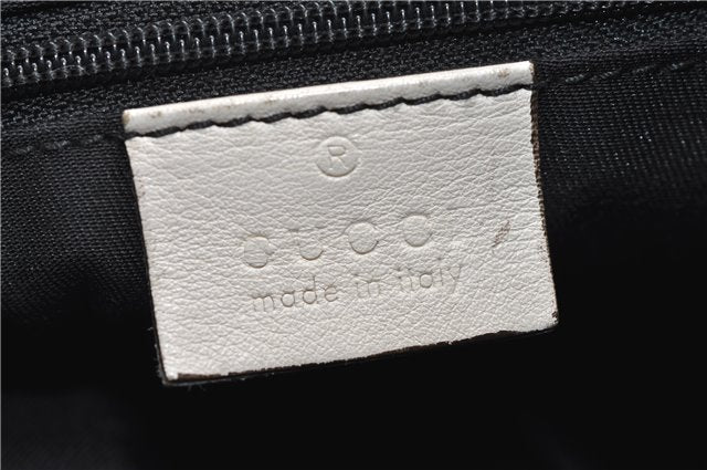 Authentic GUCCI Abbey Vintage Shoulder Hand Bag Leather 189833 White 4337E