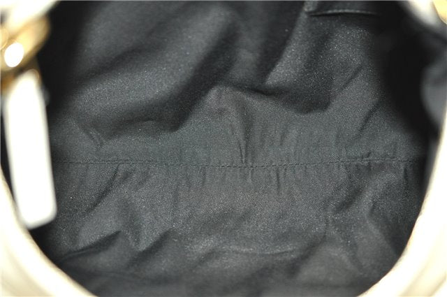 Authentic GUCCI Abbey Vintage Shoulder Hand Bag Leather 189833 White 4337E