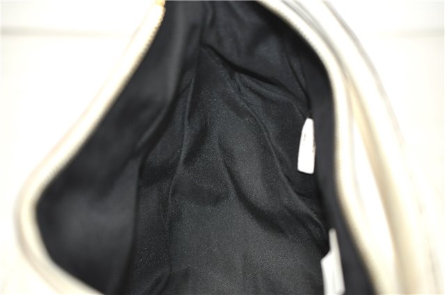 Authentic GUCCI Abbey Vintage Shoulder Hand Bag Leather 189833 White 4337E