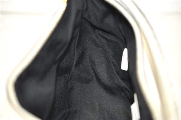 Authentic GUCCI Abbey Vintage Shoulder Hand Bag Leather 189833 White 4337E