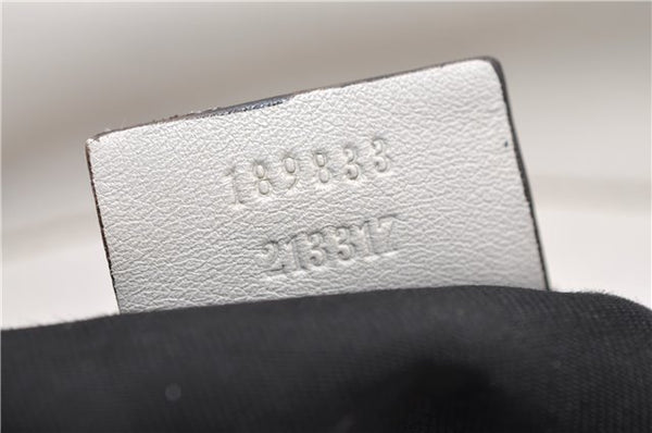 Authentic GUCCI Abbey Vintage Shoulder Hand Bag Leather 189833 White 4337E