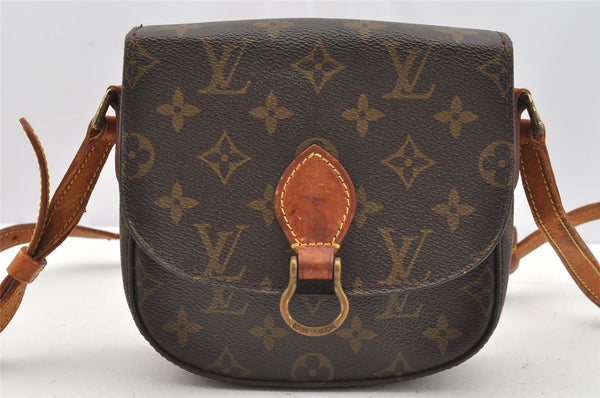 Authentic Louis Vuitton Monogram Saint Cloud PM M51244 Shoulder Cross Bag 4337I