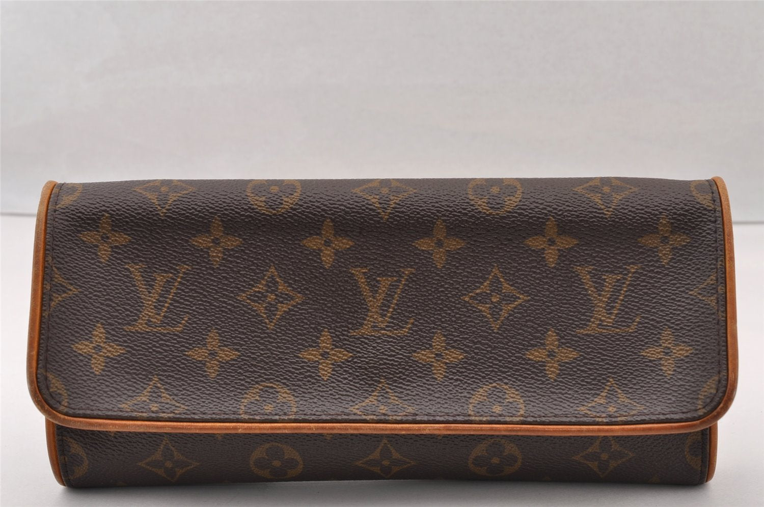 Authentic Louis Vuitton Monogram Pochette Twin GM Shoulder Bag M51852 LV 4338I