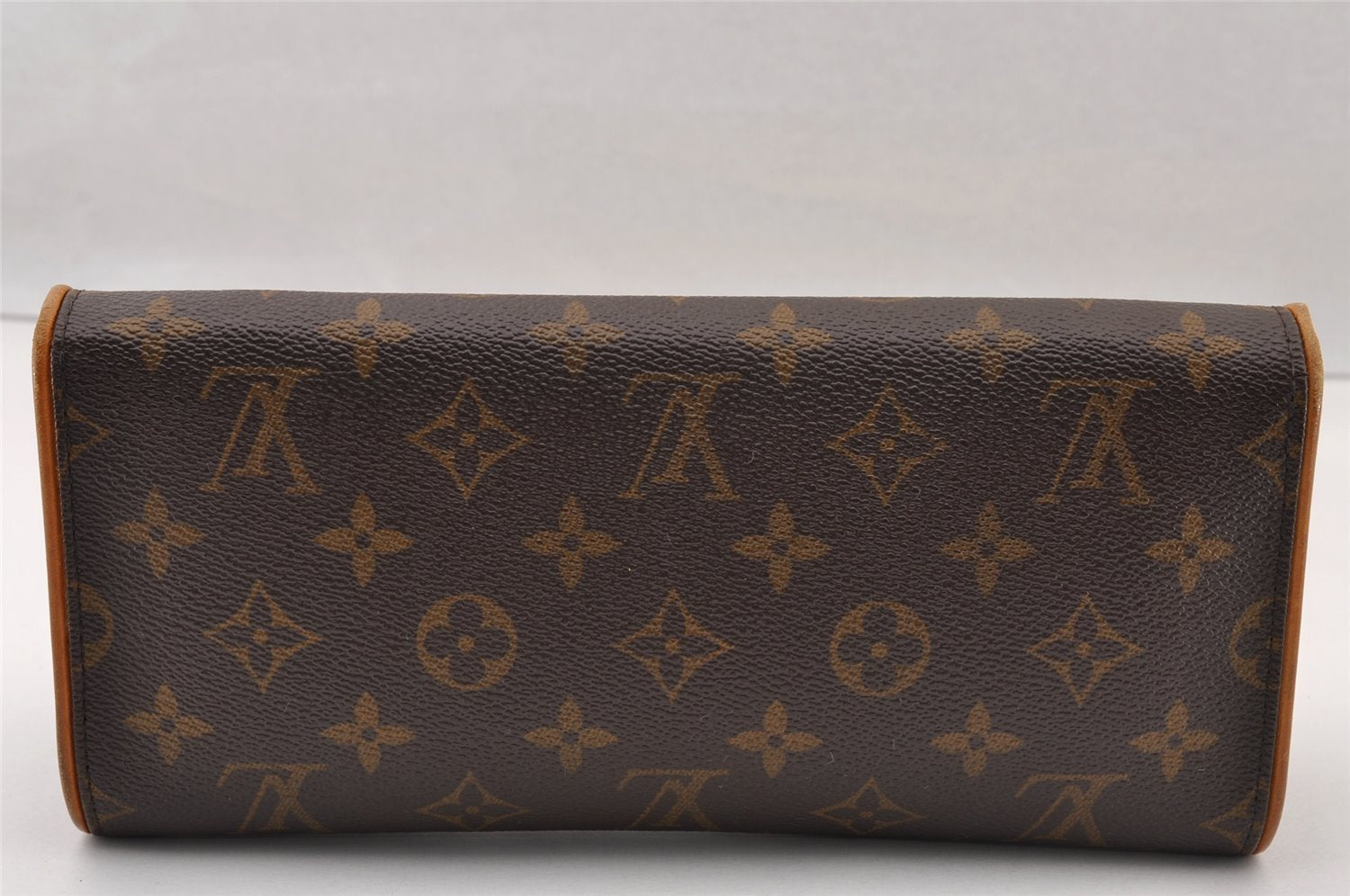 Authentic Louis Vuitton Monogram Pochette Twin GM Shoulder Bag M51852 LV 4338I