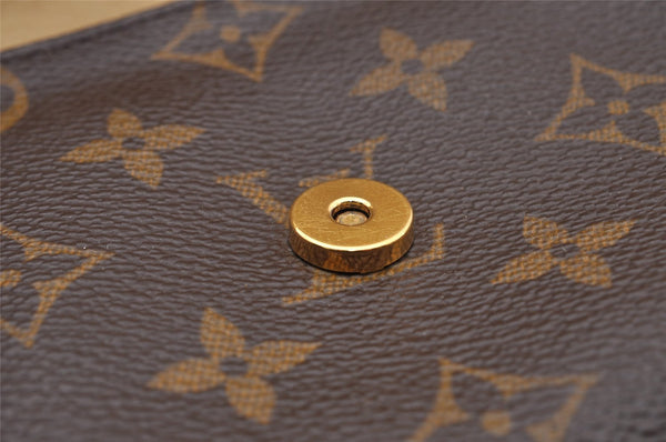 Authentic Louis Vuitton Monogram Pochette Twin GM Shoulder Bag M51852 LV 4338I