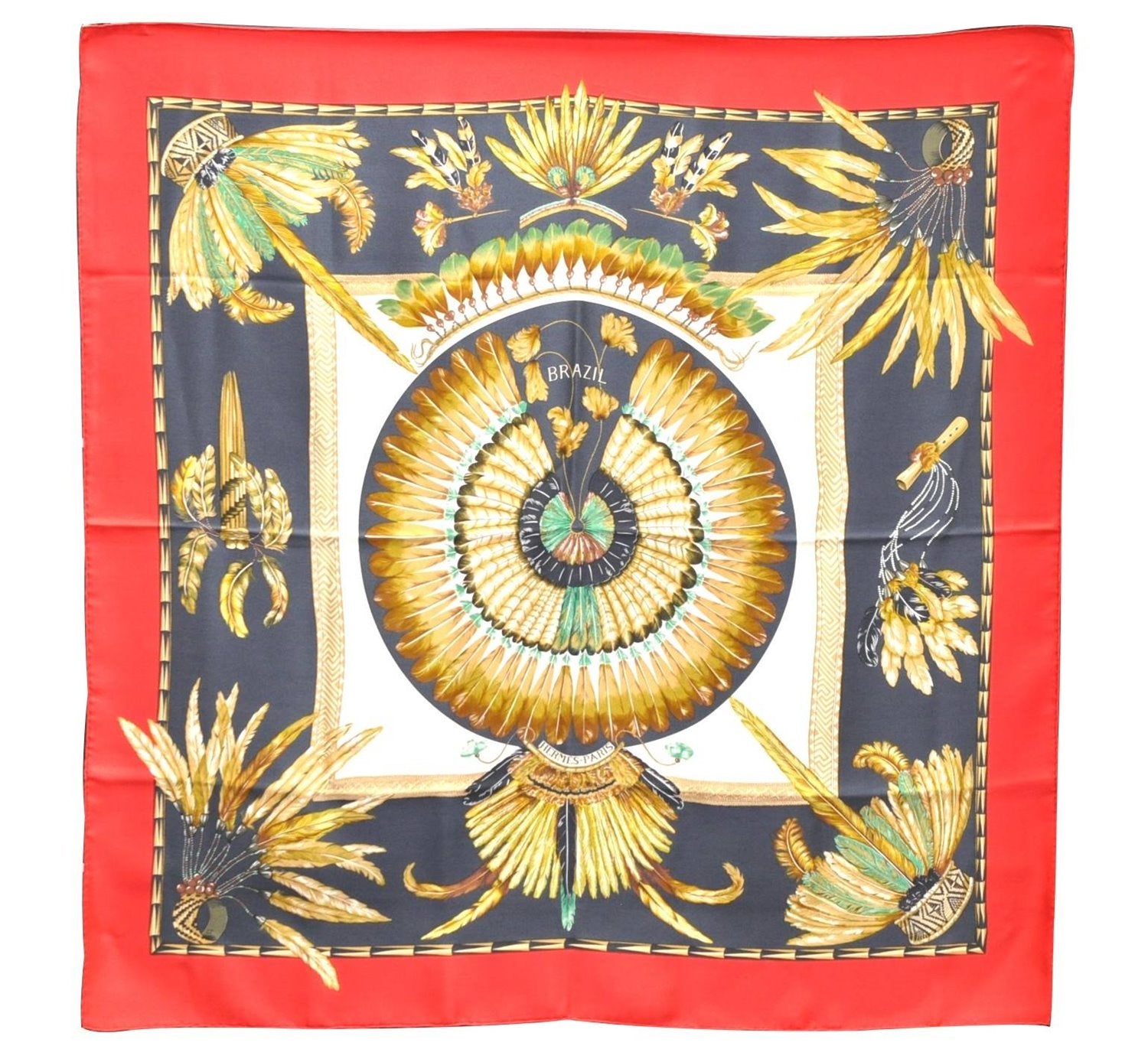 Authentic HERMES Carre 90 Scarf 