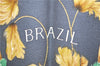 Authentic HERMES Carre 90 Scarf "BRAZIL" Silk Red 4339D