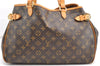 Authentic Louis Vuitton Monogram Batignolles Horizontal Tote Bag M51154 LV 4339F