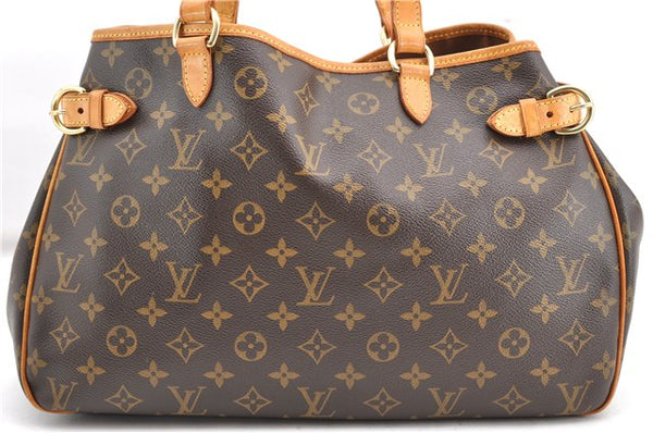 Authentic Louis Vuitton Monogram Batignolles Horizontal Tote Bag M51154 LV 4339F