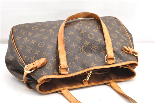 Authentic Louis Vuitton Monogram Batignolles Horizontal Tote Bag M51154 LV 4339F