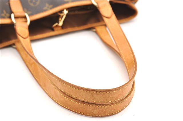 Authentic Louis Vuitton Monogram Batignolles Horizontal Tote Bag M51154 LV 4339F