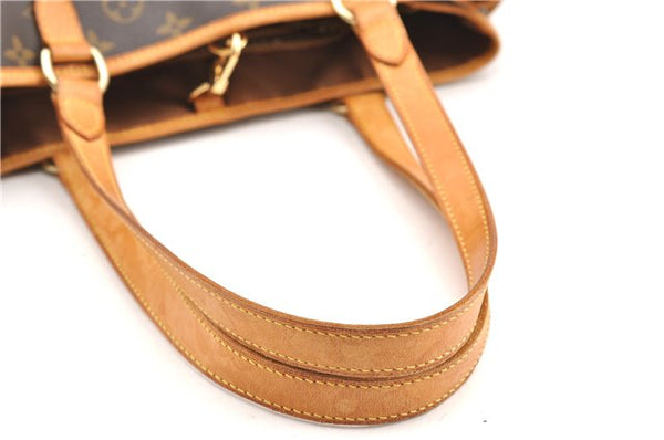 Authentic Louis Vuitton Monogram Batignolles Horizontal Tote Bag M51154 LV 4339F