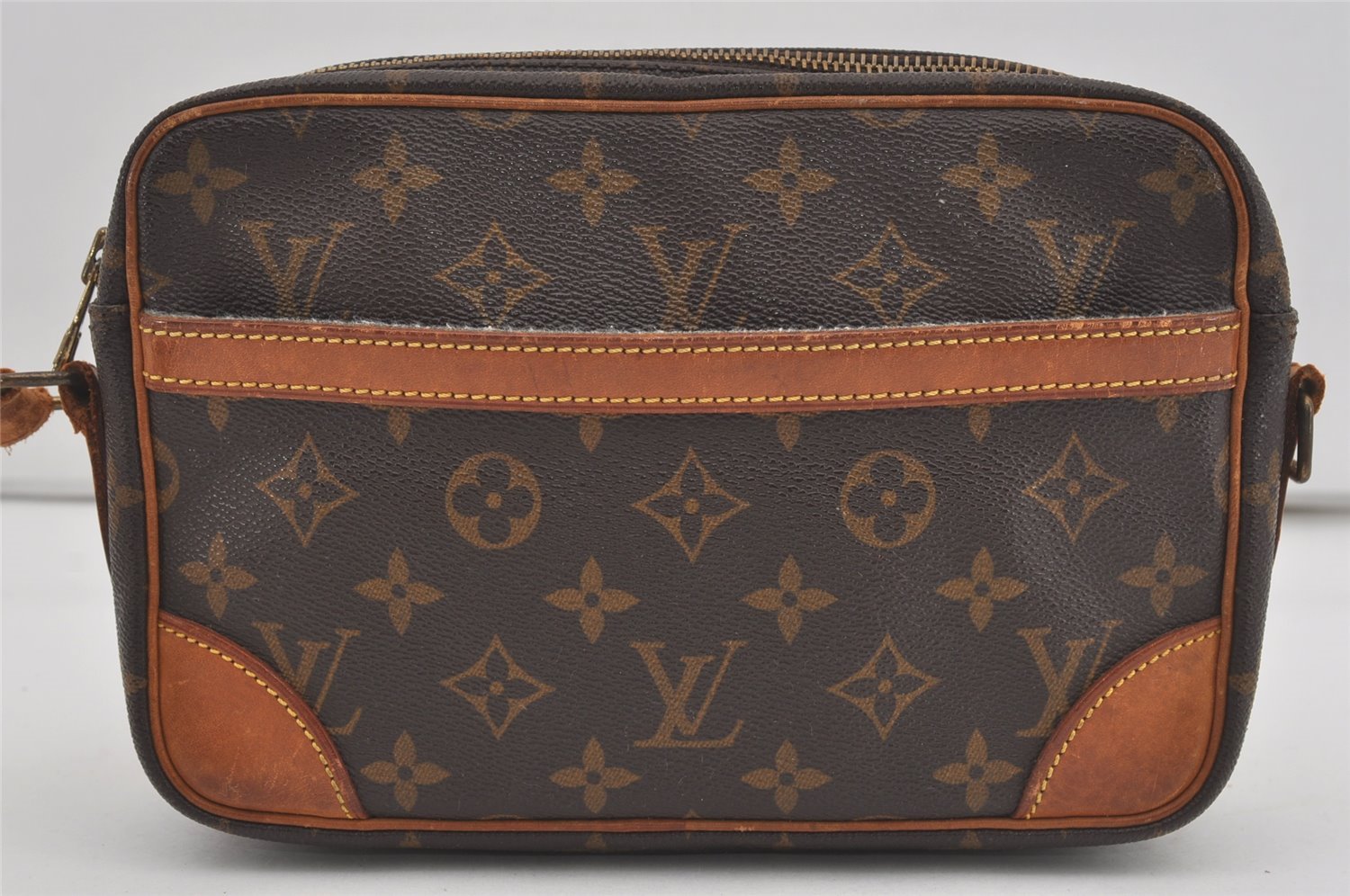 Authentic Louis Vuitton Monogram Trocadero 23 Shoulder Bag M51276 LV Junk 4339I