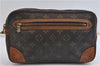 Auth LOUIS VUITTON Monogram Marly Dragonne PM Clutch Hand Bag M51827 LV 4340C