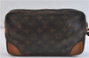 Auth LOUIS VUITTON Monogram Marly Dragonne PM Clutch Hand Bag M51827 LV 4340C