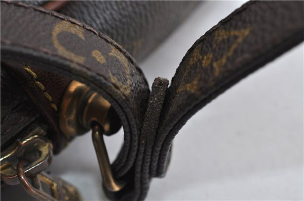 Auth LOUIS VUITTON Monogram Marly Dragonne PM Clutch Hand Bag M51827 LV 4340C