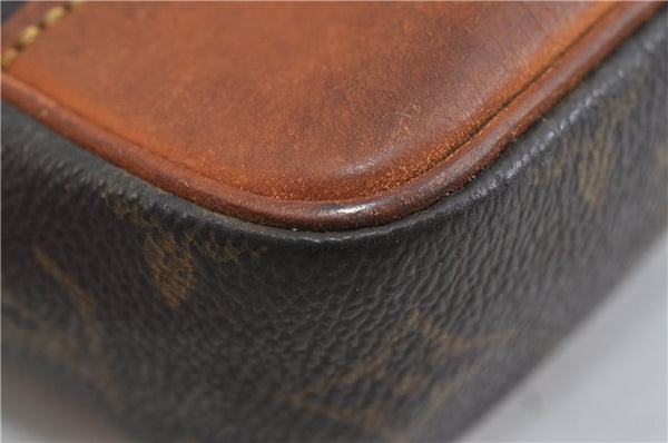 Auth LOUIS VUITTON Monogram Marly Dragonne PM Clutch Hand Bag M51827 LV 4340C