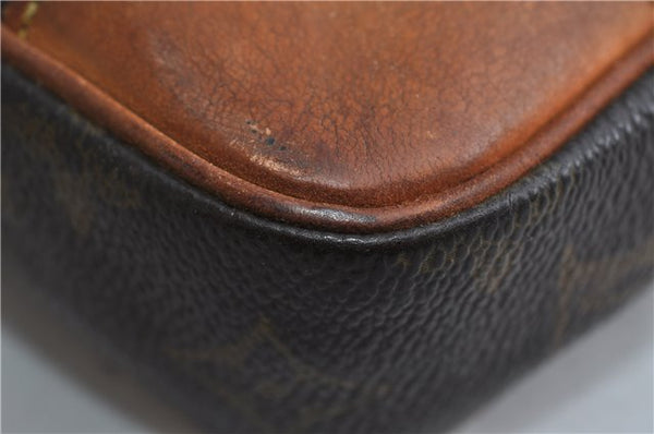 Auth LOUIS VUITTON Monogram Marly Dragonne PM Clutch Hand Bag M51827 LV 4340C