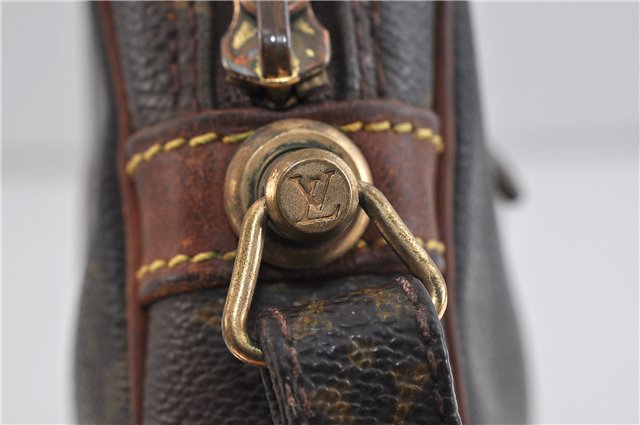 Auth LOUIS VUITTON Monogram Marly Dragonne PM Clutch Hand Bag M51827 LV 4340C