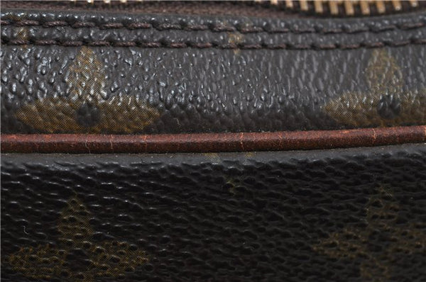 Auth LOUIS VUITTON Monogram Marly Dragonne PM Clutch Hand Bag M51827 LV 4340C