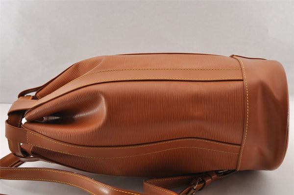 Authentic Louis Vuitton Epi Randonnee PM Shoulder Bag Brown M52353 LV 4341I