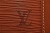 Authentic Louis Vuitton Epi Randonnee PM Shoulder Bag Brown M52353 LV 4341I
