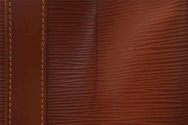 Authentic Louis Vuitton Epi Randonnee PM Shoulder Bag Brown M52353 LV 4341I