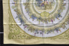 Authentic HERMES Carre 90 Scarf "LA PROMENADE DE LONGCHAMPS" Silk Yellow 4342D