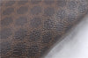 Authentic CELINE Macadam Blason Pattern Clutch Hand Bag PVC Leather Brown 4342E