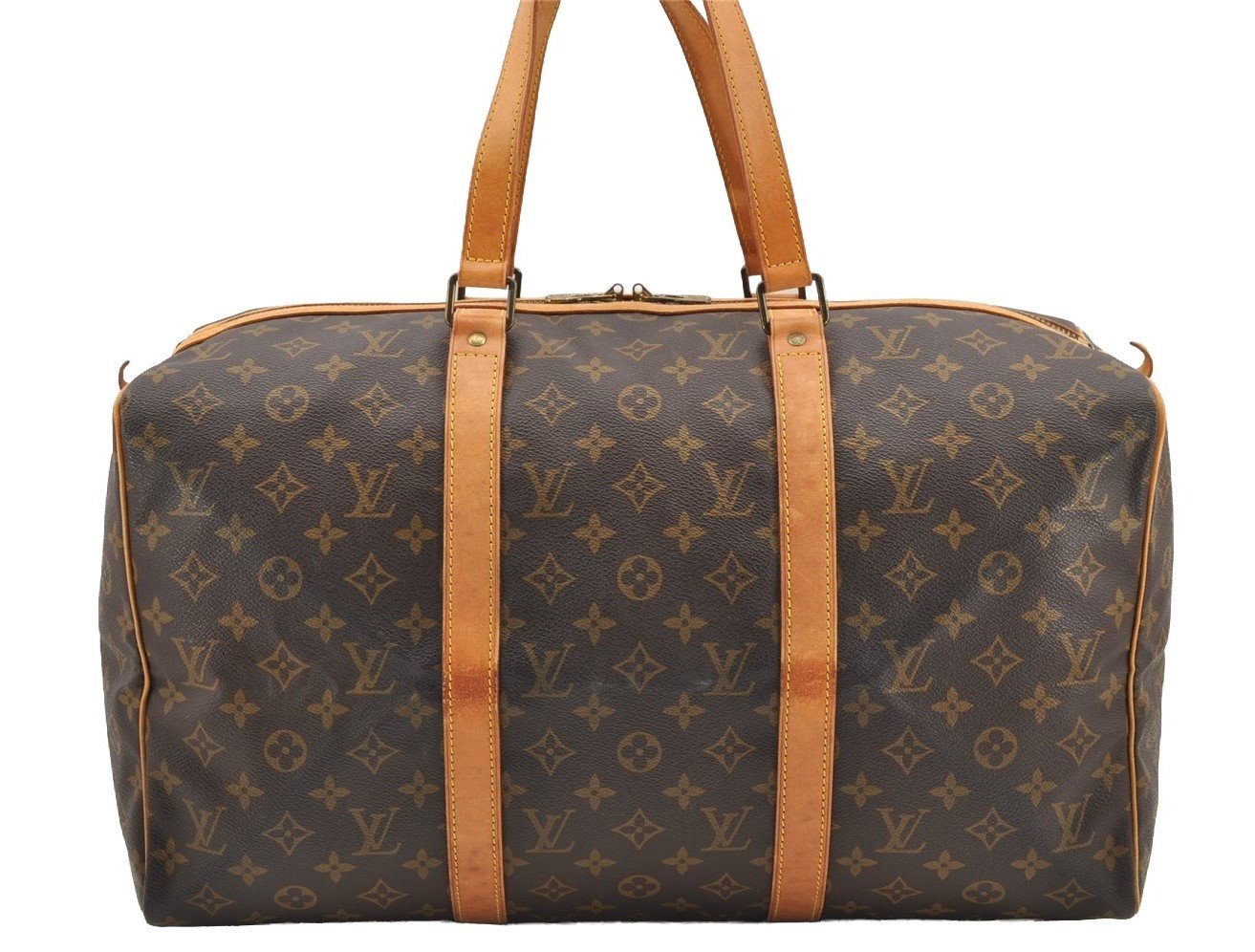 Authentic Louis Vuitton Monogram Sac Souple 45 Hand Boston Bag M41624 LV 4342I