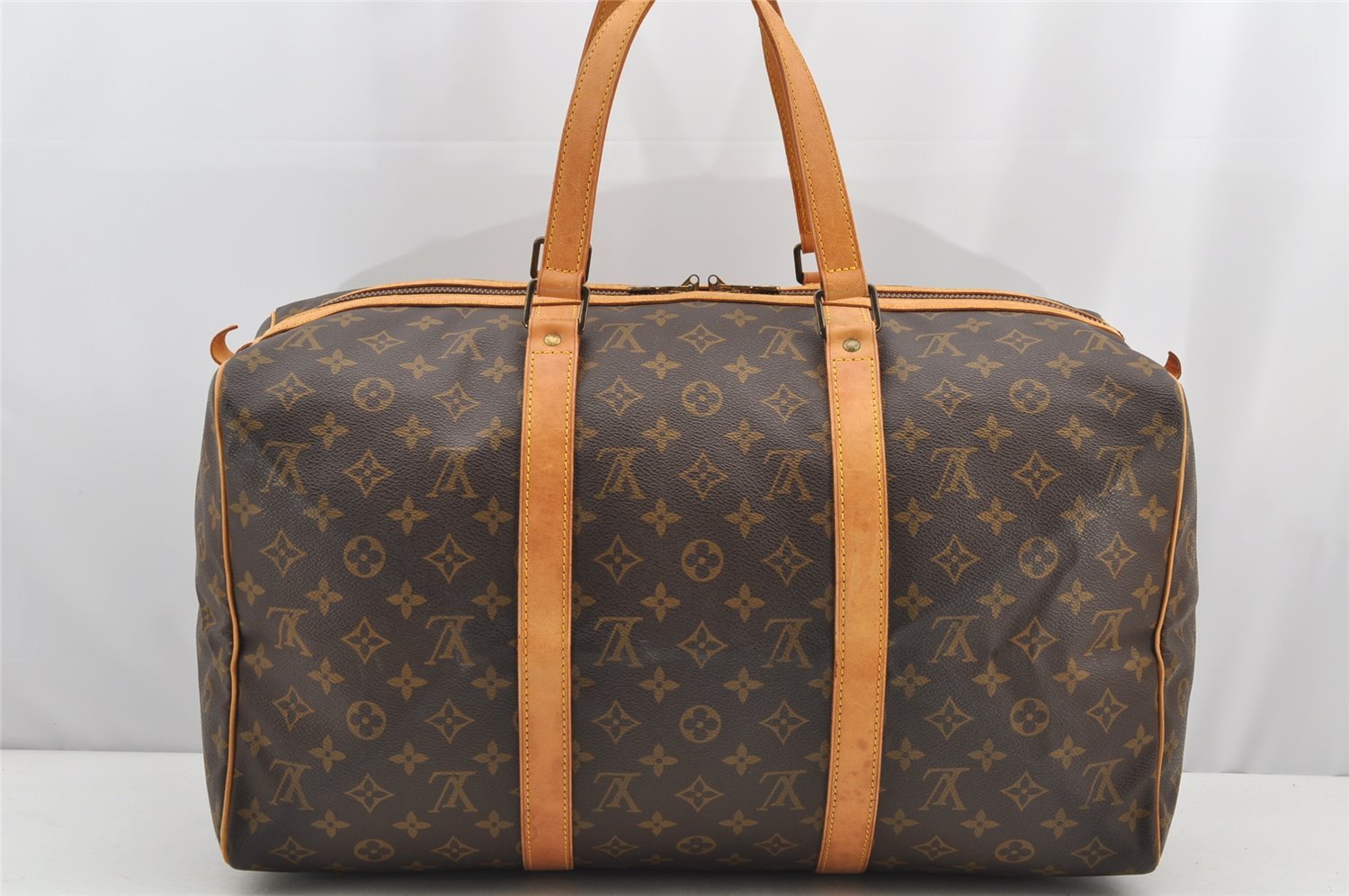 Authentic Louis Vuitton Monogram Sac Souple 45 Hand Boston Bag M41624 LV 4342I
