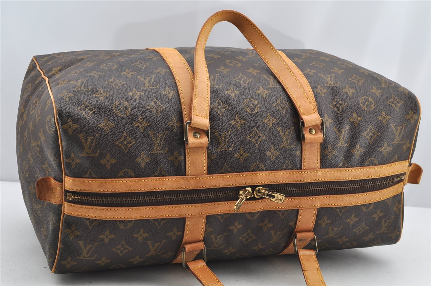 Authentic Louis Vuitton Monogram Sac Souple 45 Hand Boston Bag M41624 LV 4342I