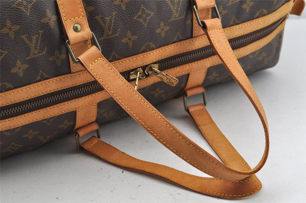 Authentic Louis Vuitton Monogram Sac Souple 45 Hand Boston Bag M41624 LV 4342I