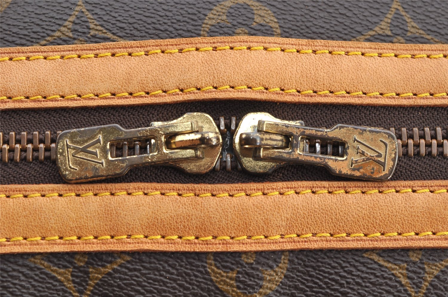 Authentic Louis Vuitton Monogram Sac Souple 45 Hand Boston Bag M41624 LV 4342I