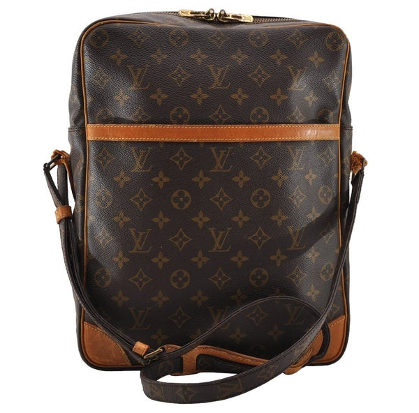 Authentic Louis Vuitton Monogram Danube 28 Shoulder Cross Body Bag LV 4343I