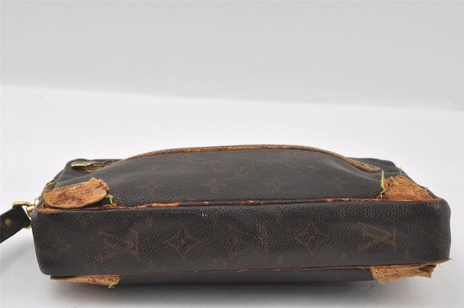 Authentic Louis Vuitton Monogram Marly Dragonne GM M51825 Clutch Hand Bag 4344I