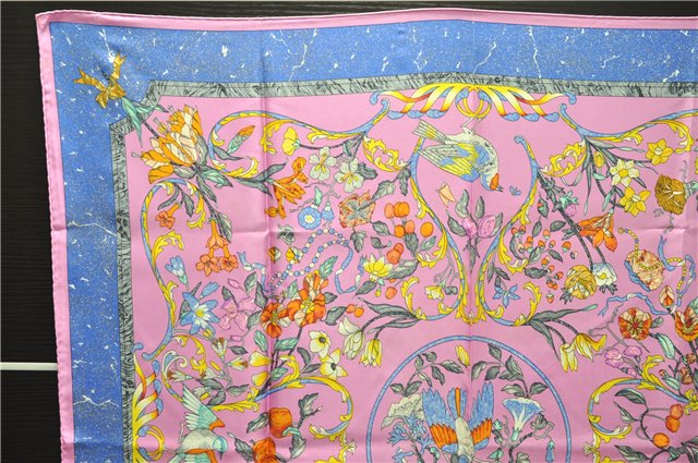 Auth HERMES Carre 90 Scarf 