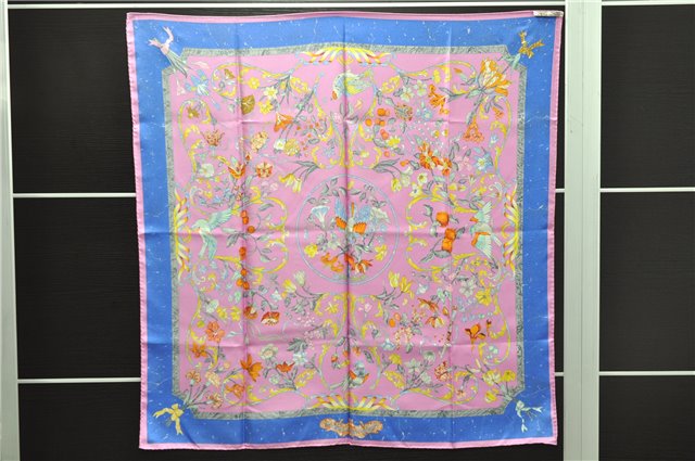 Auth HERMES Carre 90 Scarf 