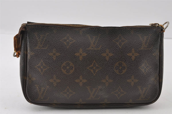 Authentic Louis Vuitton Monogram Pochette Accessoires Pouch M51980 LV 4345I