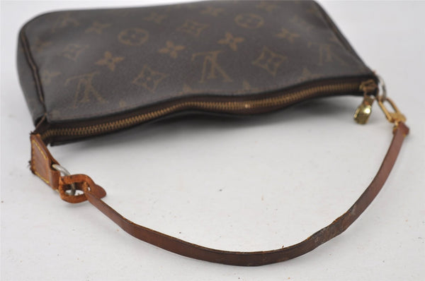 Authentic Louis Vuitton Monogram Pochette Accessoires Pouch M51980 LV 4345I