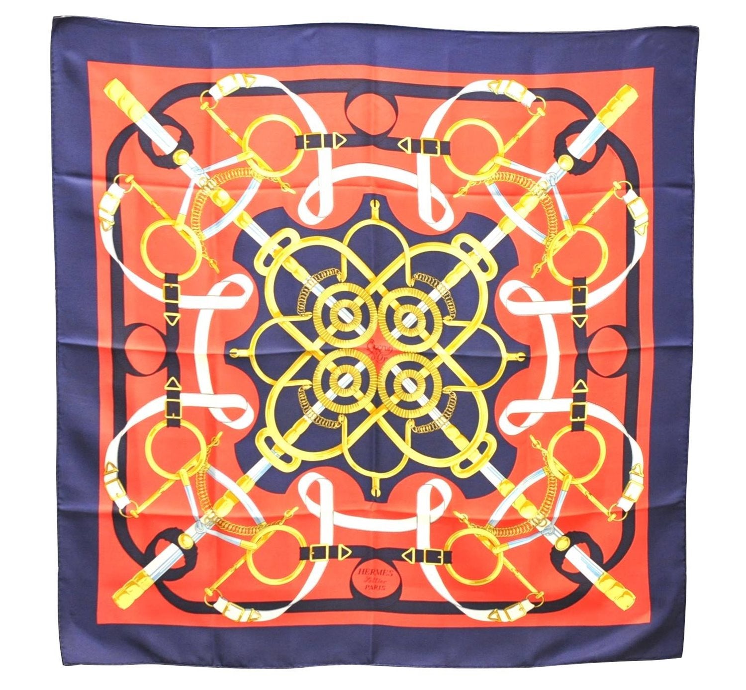 Authentic HERMES Carre 90 Scarf 