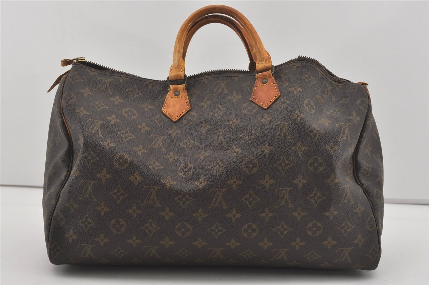 Authentic Louis Vuitton Monogram Speedy 40 Hand Boston Bag M41522 LV Junk 4346I