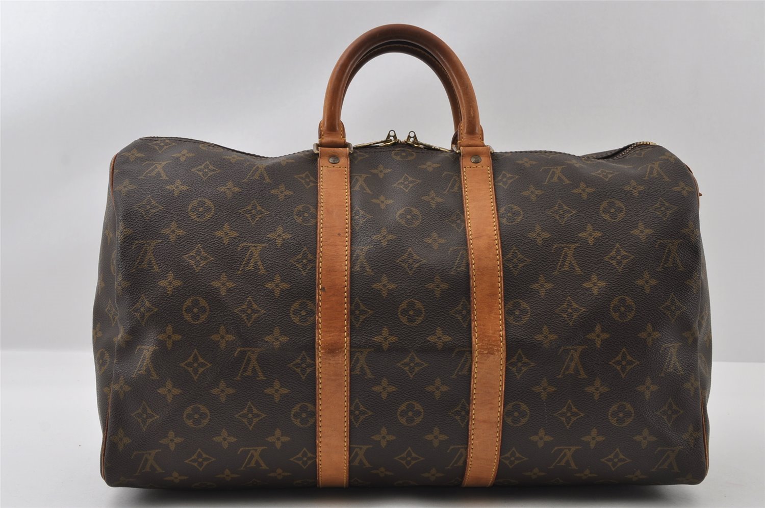Authentic Louis Vuitton Monogram Keepall 45 Travel Boston Bag M41428 LV 4347I