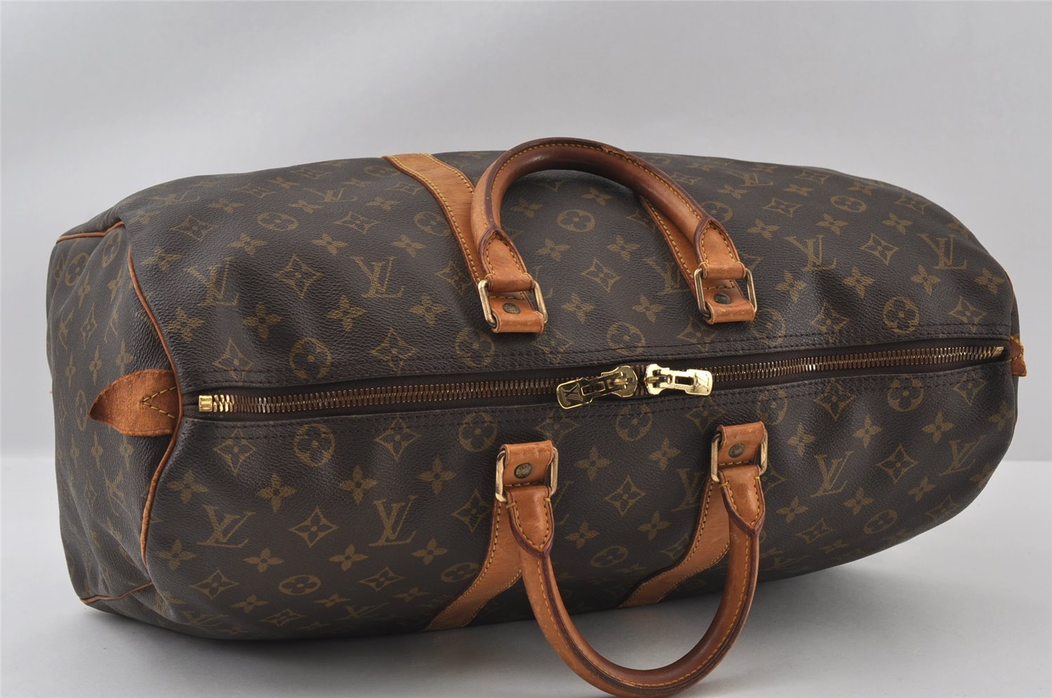 Authentic Louis Vuitton Monogram Keepall 45 Travel Boston Bag M41428 LV 4347I