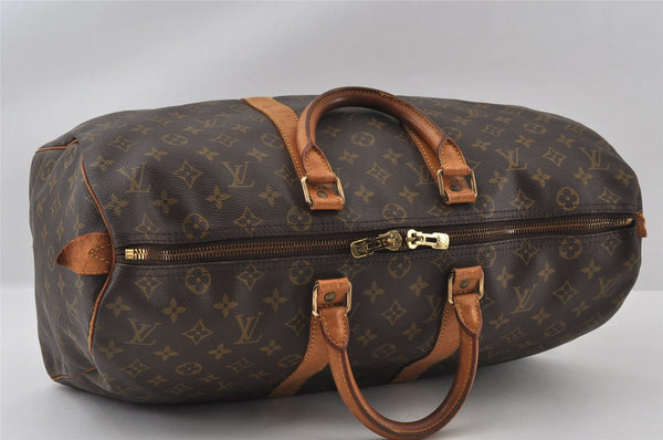 Authentic Louis Vuitton Monogram Keepall 45 Travel Boston Bag M41428 LV 4347I