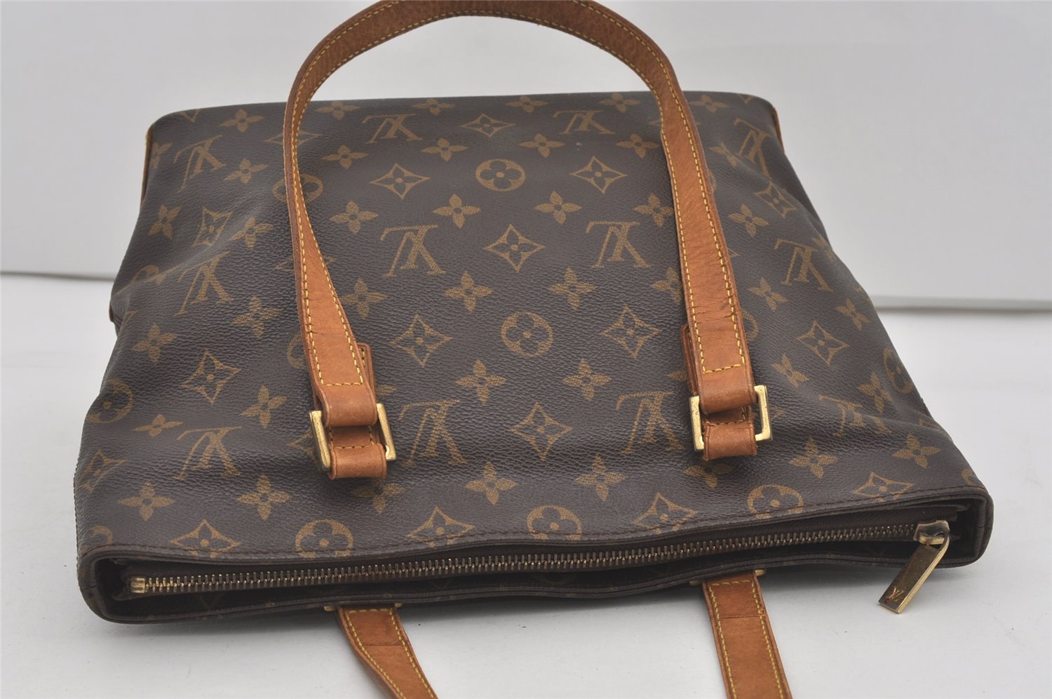 Authentic Louis Vuitton Monogram Cabas Piano Shoulder Tote Bag M51148 LV 4348I