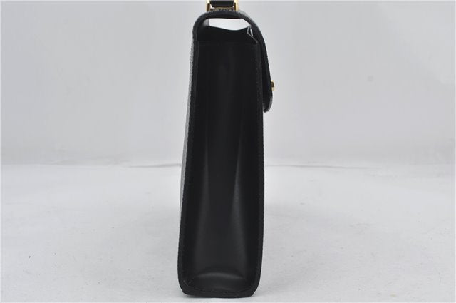 Authentic Louis Vuitton Epi Malesherbes Hand Bag Purse Black M52372 LV 4349E