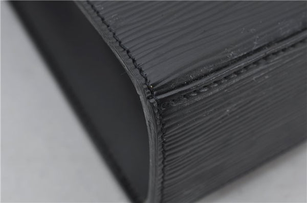 Authentic Louis Vuitton Epi Malesherbes Hand Bag Purse Black M52372 LV 4349E