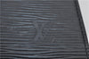 Authentic Louis Vuitton Epi Malesherbes Hand Bag Purse Black M52372 LV 4349E